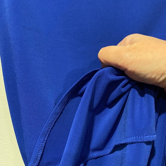 Moda International Bell Sleeve Cobalt Blue S Dress - Picture 6 of 9